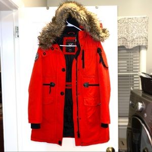 Noize fire red betty parka